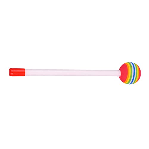 Baquetas de feltro redondas, baquetas de tambor com cor arco-íris EVA som alto para prática para cri