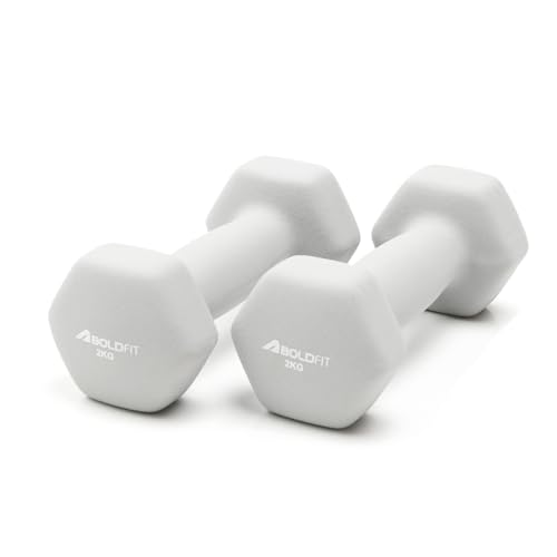 Image of Boldfit Adjustable Dumbbell Set for Men & Women,Rubber Coated Dumbbells with Anti-Slip Steel Handle,Compact, Space-Saving Home Gym Equipment for Strength Training & Weightlifting Full Body Workouts