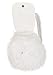 Clueless Cher White Fuzzy Backpack for Adults - Official Clueless Costume Accessory Furry Fashion Accessory Bag