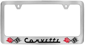 Miniatura 2 de Chevrolet Corvette C1 - Marco de matrícula de metal cromado