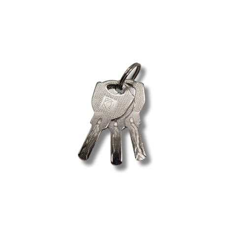Image of Heavy Duty Keyed Lock | Hardened Steel Shackle Lock | Anti-Rust Security for Gate, Warehouse & Outdoor Use (ALT-30 RED (60MM))