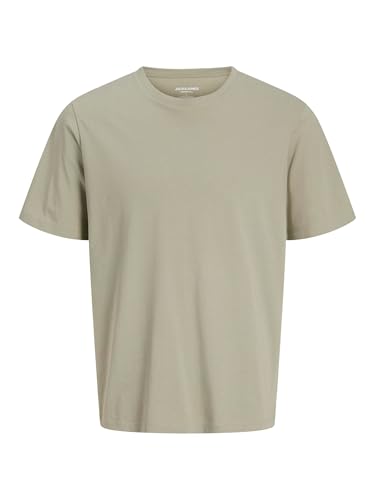 JACK & JONES Herren Jjeorganic Basic Tee Ss O-Neck Noos T-Shirt, Seagrass, L – Ansicht 1