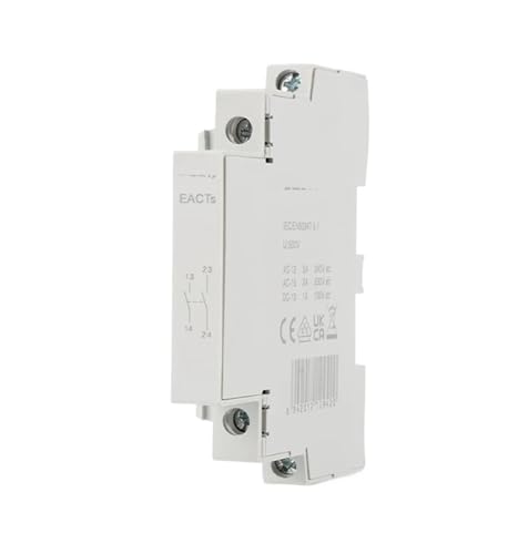 Contact auxiliaire O+F résout les erreurs de signalisation sur contacteur modulaire EKMF