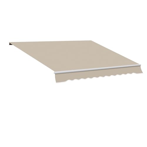 Toldo de repuesto para patio, resistente a los rayos UV, impermeable, para puertas y terrazas al aire libre, no necesita (330 x 300 cm)
