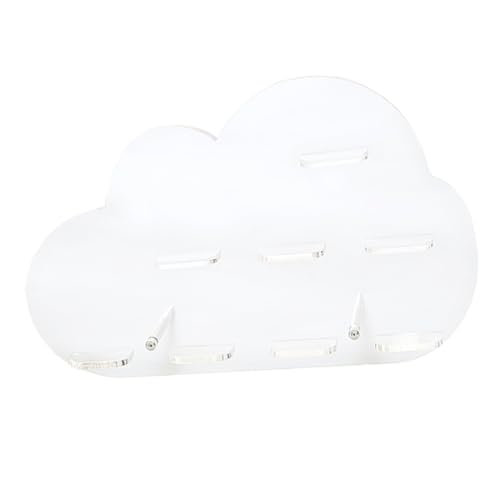 SOLUSTRE 1pc Transparent Macarons Display Stand Acrylic Dessert Holder for Wedding and Party Unique Cloud Shape Design for Showcasing Treats and Desserts