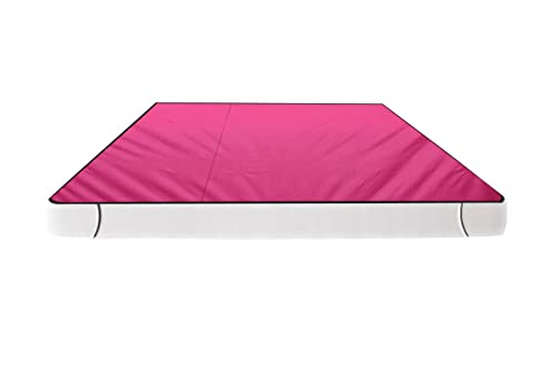 Image of The Furnishing Tree Mattress Protector /Waterproof Bedsheet Size WxL 60x75 Inches Queen Size Polyester Pink