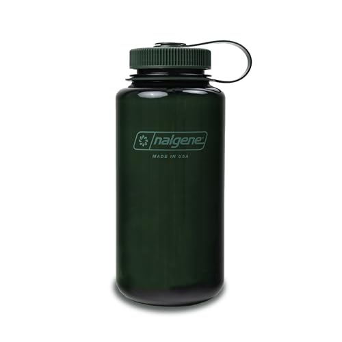 Nalgene 32 oz Wide Mouth Water Bottle | BPA-Free, Durable & Leak Proof, Lightweight Bottle for...