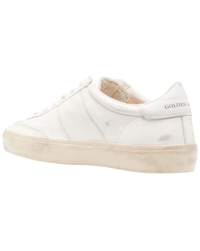 Golden Goose Soul-Star Nappa Upper BioBased HF Tongue Leather Heel, White/Milk, 372