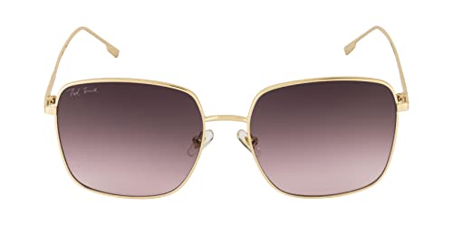 Image of Ted Smith Men's Women's UV Protection Metal Square Sunglasses