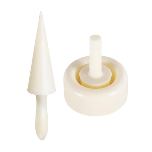 MUELODSIC Eiscreme Waffelhörnchen Form Wiederverwendbarer DIY Eiswaffel Roller für Dessert Knusprige Kegelform Backform Geeignet für Zuhause Cafés Bäckereien und Restaurants Einfache