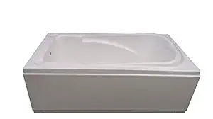 MADONNA Splendour Acrylic 5 feet Portable Bathtub for Small Bathroom (White)