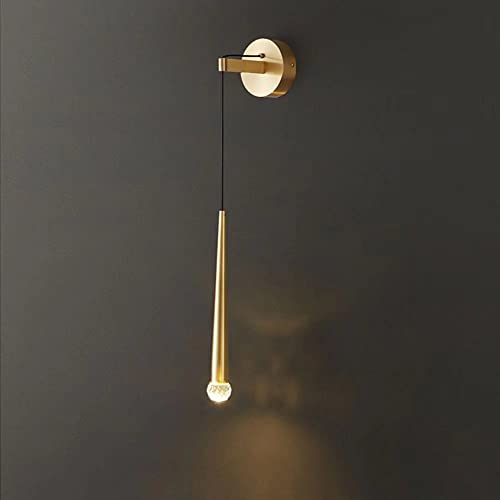 Aplique de pared de cobre negro Times para iluminar salones elegantes