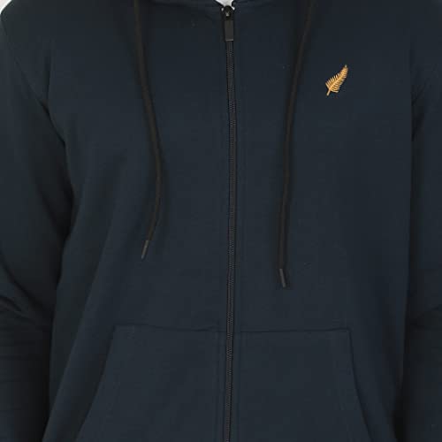 Image of D-GREEN Sweatshirt for Men Stylish Hoodie with Zipper and Full Sleeves Winter Wear
