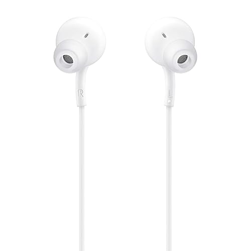 Image of Original Earphone for Samsung AKG Type C Wired Earphones, in-Built Microphones, Travel Friendly, Stable Wire Connection & Ergonomic Design (White) DF7