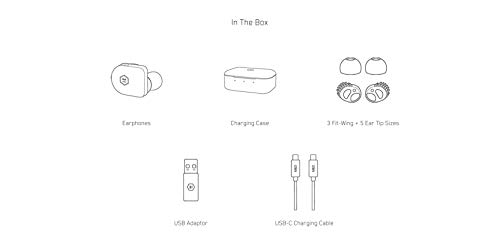 Image of MASTER & DYNAMIC MW07 Go Truly Wireless Bluetooth in Ear Earphone with Mic (Jet Black)