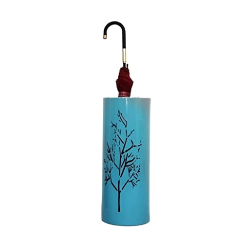 Porte-parapluie d'intérieur en métal rond au design épuré pour bureau