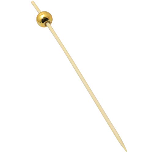 Ruiwaer 100pcs Cocktail Picks Skewers Toothpicks Disposable Bamboo Food Sticks Party Wedding Festival Supplies