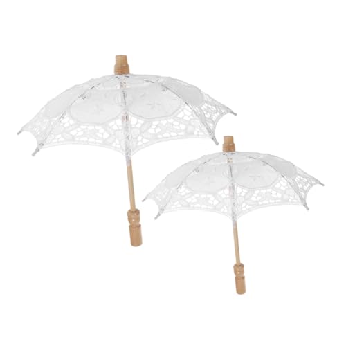 Parapluie de mariage en dentelle avec finition ergonomique COLLBATH