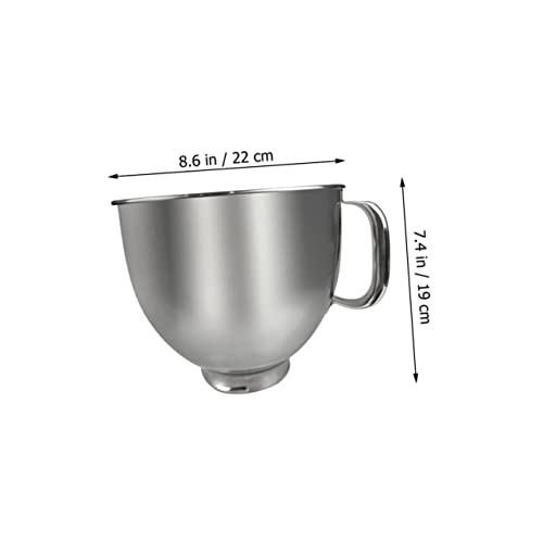 Tazón mezclador de acero inoxidable para batidora miniatura 2