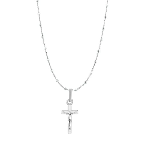 Colgante de cadena de plata de ley Dios Jesús para hombre y mujer AMZ-128 S