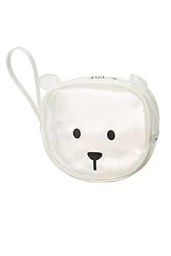 Callaway Pouch, STYLE-L BEAR PH WMS WHT SS 2022, White, Women's, 8.1 x 6.9 x 0.2 inches (20.5 x 17.5 x 5 mm)