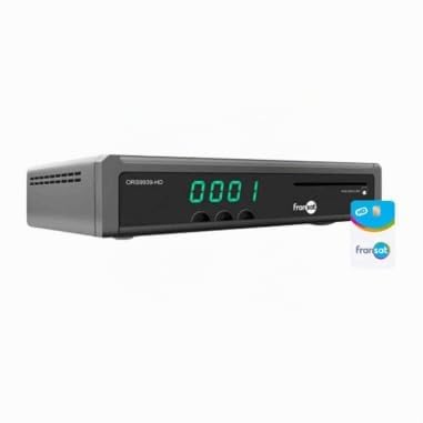OPTEX ORS9939HD Reconditionné Récepteur/Décodeur TV Satellite HD enregistreur USB + Carte Fransat PC7 (Satellite Eutelsat)