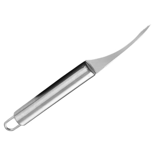 Homoyoyo Sbucciatore per Gamberetti in Acciaio Resistente alla Ruggine Utensile per la Pulizia della Lenza dei Gamberetti Strumento Compatto e Leggero per Uso Domestico e Cucina
