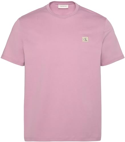 Calvin Klein SS Badge 30S Jersey Classic Tee LV04RC272G Tees, Rose (Orchid Haze), XL, Rose (Orchid Haze), XL