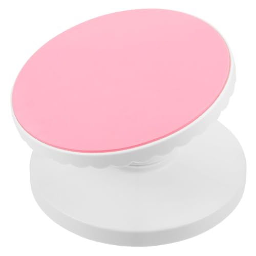 PRETYZOOM Adjustable Cake Turntable Rotating Decorating Stand for Baking Non Slip Base for DIY Cake Icing Flower Arranging Creative Projects