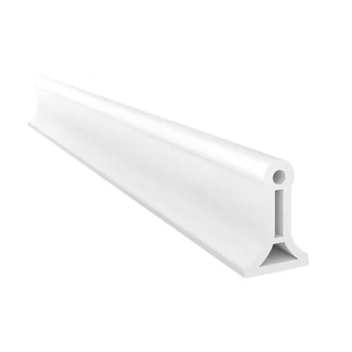 Tira de sellado de silicona para umbral de ducha, 1 metro, barrera de agua para habitación húmeda, sello de baño, autoadhesiva, impermeable