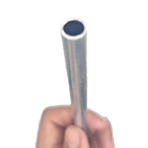 WUDOLI 6061アルミ丸管 外径33mm ストレートアルミパイプ ドア・窓枠・カーテンウォールサポート用 インダストリー(OD33mm ID18mm 245mm)