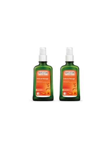 Weleda Juego de 2 aceites de masaje de árnica de 100 ml