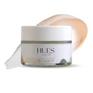 Hues for Him Tinted Moisturizer - Infused with Hyaluronic Acid, Changes color according to skin's PH level, 30 g (Pack of 1)