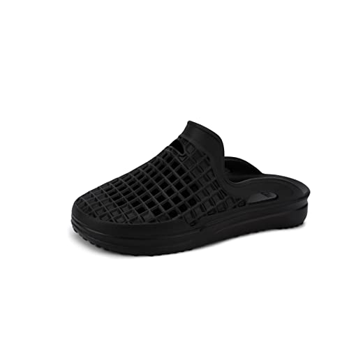 LUSSO CLOUD Scenario Comfort Slide - Unisex, Water Friendly, Jet Black, 7M/9W - Main Image