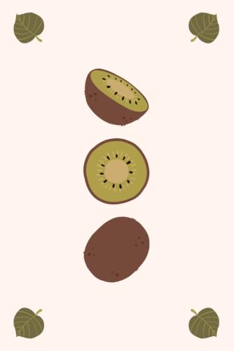 Kiwi Fruit Vintage Notebook: Retro Aesthetic Journal, Cottagecore Garden Vibes | Fall Stationery for Vintage Lovers | 6x9 College Ruled, 120 Pages image 2
