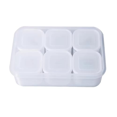 TsoLay Contenedor de Almacenamiento de Alimentos con Tapa: Caja para Mantener la Frescura de Frutas, Verduras, Condimentos, Refrigerador y Organizador de Cocina