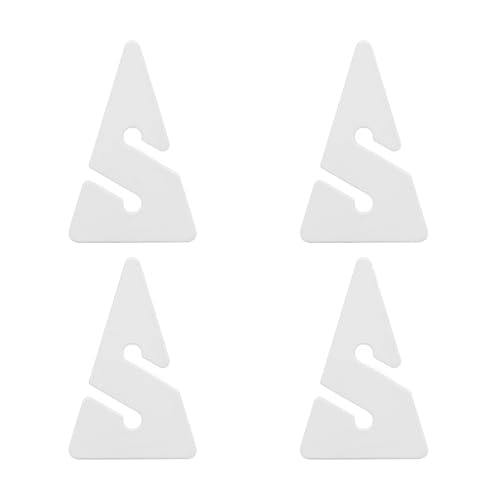 Fydun 4Pcs ABS Dive Line Marker, Wreck Cave Triangle Rope Indicator for Technical Cave Diving (White)