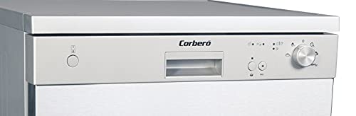 Corbero-E-CLV6540X-Lavavajillas-Gama-Plus-60-cms-12-Cubiertos-5-Programas-con-4-Temperaturas-Indicadores-LED-Cesta-Superior-Regulable-en-Altura-52-Dba-Color-Inox-Clase-Energetica-E