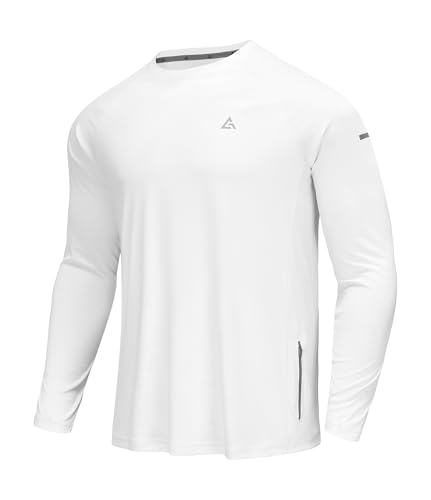 Men's Swim Shirts Rash Guard UPF 50+ Long & Short Sleeve UV Sun Protection Summer Shirts Fishing Hiking T-Shirt