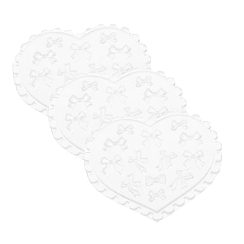 WRITWAA 3 Piezas Molde de Silicona para Uñas Lazo Flexible Reutilizable para Decoración de Manicura y Diseño de Arte con Resina Molde Creativo para Salón y Fiestas