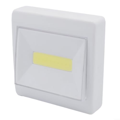 Cob - Interruptor de pared LED, lámpara de noche inalámbrica con encendido/apagado, para cobertizo, garaje, pasillo, armario y camping