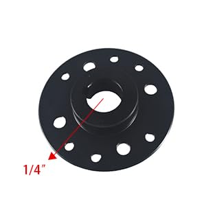 Miniatura 5 de Buje de piñón de acero negro para Go Kart de 1 pulgada y chavetero de 14 pulgadas para mini bicicleta de 212 cc 196 cc 6.5 hp Dune Buggies Drift