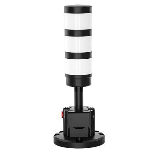 Luz de advertencia industrial multicolor plegable a 90 grados con zumbador acústico 24V