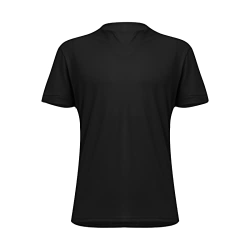 Mens Tee Shirts Casual Solid Color V-Neck Gentleman's Business Short Sleeve Fitness T-Shirt Shirts3