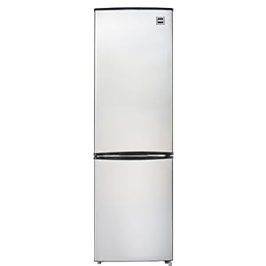 HAMILTON BEACH HBFR9004 RCA RFR9004 Cubic Foot Fridge with Bottom Mount Freezer, 9.2 cu. ft, Stainless