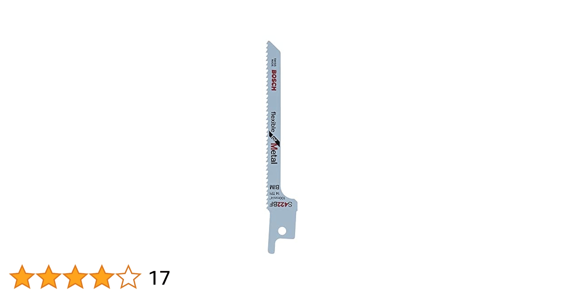 BOSCHセーバーソーブレード5本入り S1225VF セーバーソーブレード金属用 BOSCH(ボッシュ