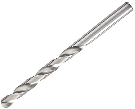 Auniwaig 7.8mm Straight Shank Twist Drill Bit, Twist Drill High Speed Steel Bit, HSS-4241 long drill bit apply to stainless steel, copper, aluminum alloy, wood, plastic 1Pcs