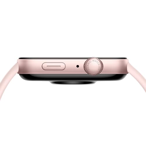 Image of Huawei Watch FIT 3, 1.82 inch AMOLED Display, Ultra-Slim Design, All-Round Fitness Management, Comprehensive Health Management, Durable Battery Life, Compatible with iOS & Android, (Pink)