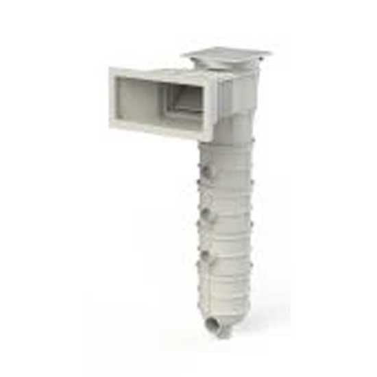 FLUIDRA Skimmers pour piscines de la Marque modèle Skimmer filtrant 17,5 l pisc/horm. avec 2 Cartouches 20 m3 Blanc