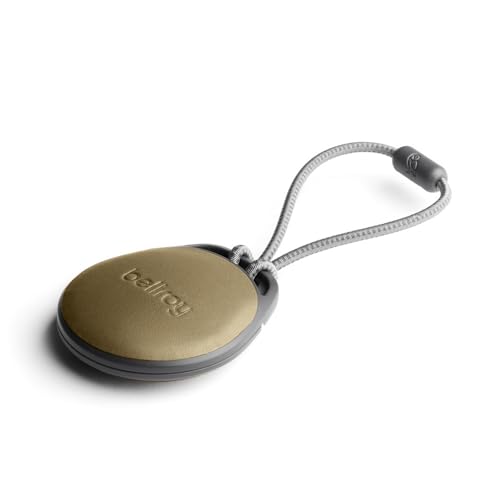 Bellroy Tag Case Coque AirTag étui en cuir haut de gamme kaki